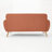 Modern Fabric Loveseat