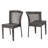 Wanita All Weather Wicker Stackable Dining Side Chairs, Brown