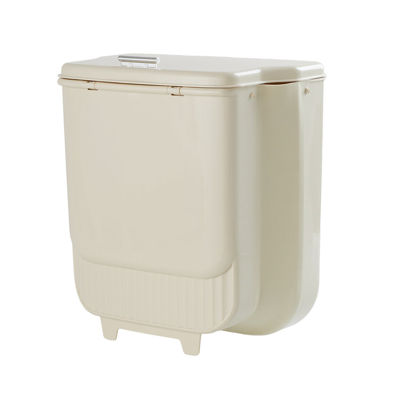 Plastic Open Kitchen Trash Can - 12L