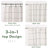 Goffredo 100% Blackout Natural Linen Curtains for Bedroom  Double Layer Drape Farmhouse Thermal Insulated Rod Pocket Back Tab Full Light Blocking 2 Panels for Living Room Nursery-1001974385-1001974351