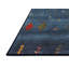 Tapis bleu abstrait Fithian-1387755908