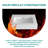 Integrated solid surface basin WITHOUT drain & faucet, glossy white color