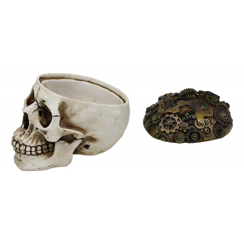 Kulp, crâne humain, crâne maléfique, crâne décoratif, squelette, sculpture de bijoux