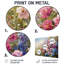 Décoration murale champêtre en fleurs de pivoines et de fleurs sauvages I - pivoines-1278365941