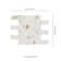 Calcatta Gold Subway 11.46" X 11.69" Matte Porcelain Mosaic Tile