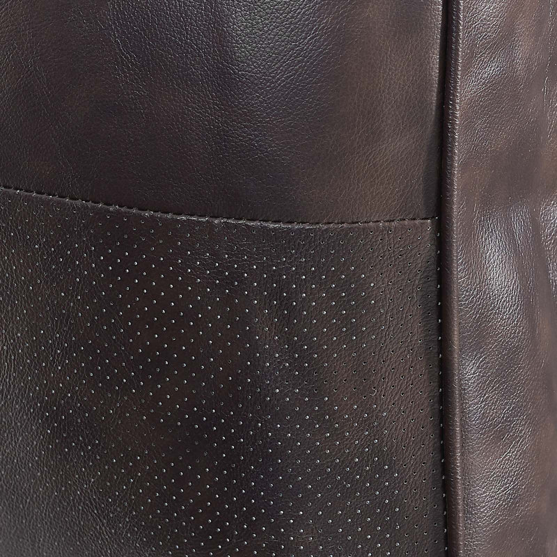 Fauteuil en cuir fleur Valor