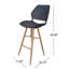 Outdoor Wicker Barstools With Metal Legs
