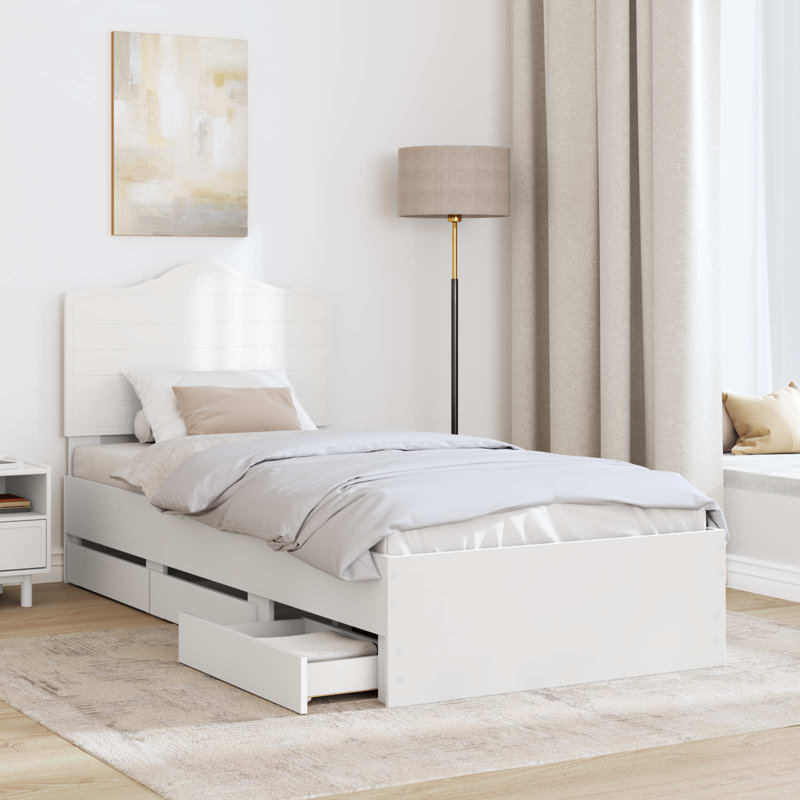 Bed, Small Single (2'6), White