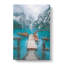 Boats In Pragser Wildsee Lake Italy - Wrapped Canvas-55362159
