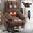 Chenille Power Lift Recliners with Heat Massage-1455488372