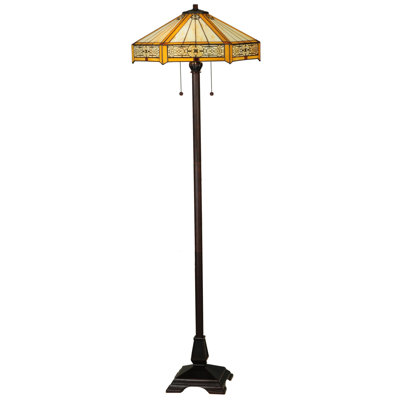 62"H Peaches Floor Lamp