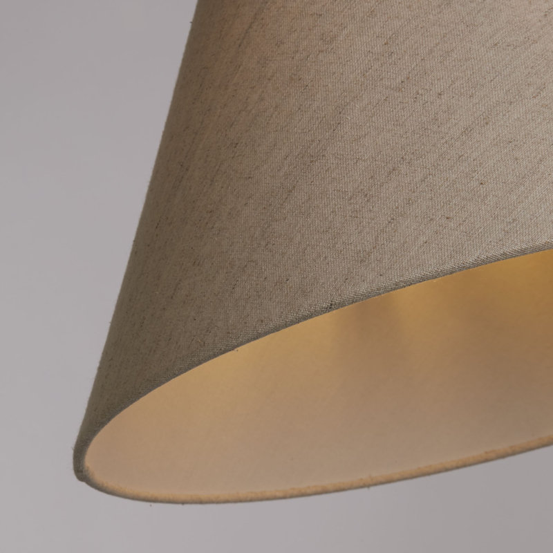 Fabric And Mild Steel Traditional, 22.5 cm H x 38 cm W x 38cm D, Natural