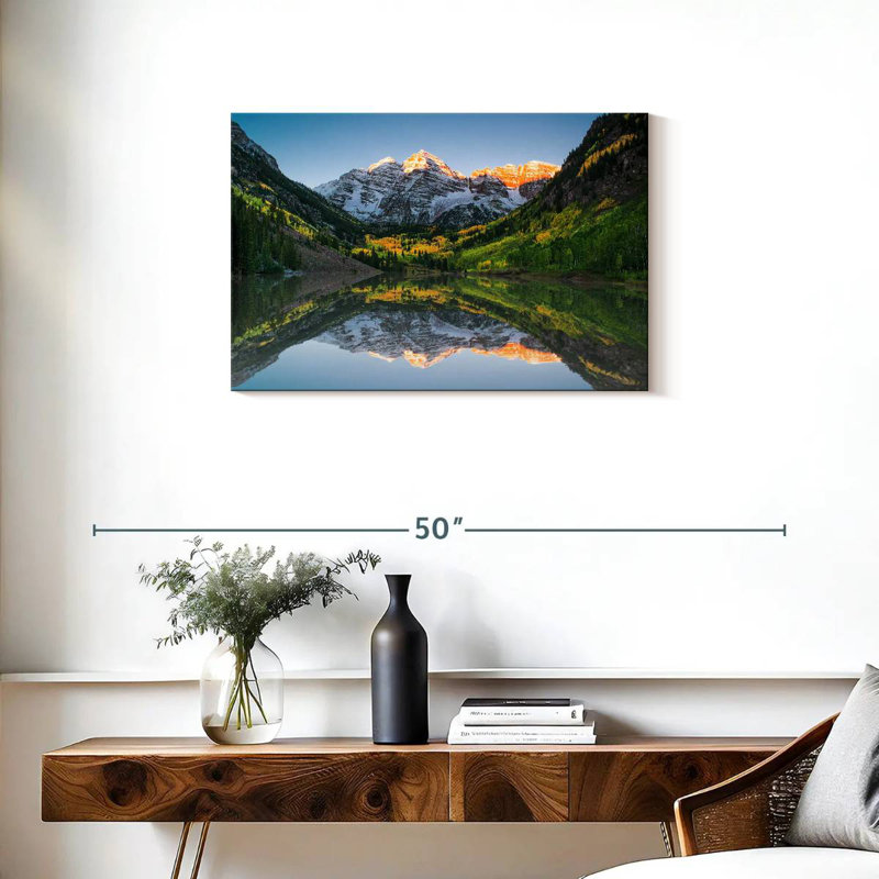 Alvord Maroon Bells Lake Sunshine, H 20 po x l 30 po