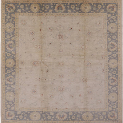 Tapis bleu / jaune clair Harmen
