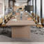 Table de conférence moderne et ergonomique pour espaces de travail collaboratifs