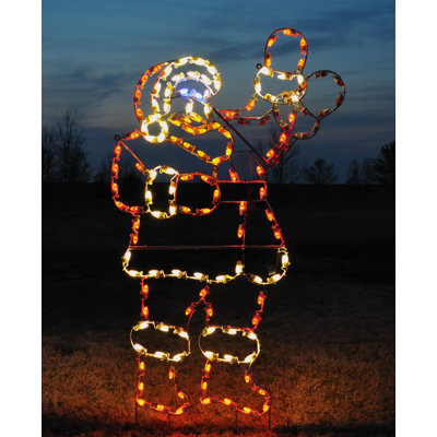 Animated Waving Santa (1404-N)