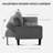 76 Inch Futon Sofa Bed, Mid Century Modern Futon Couch With Adjustable Backrest, Fabric Convertible Sofa Cama , Folding Sleeper Sofa For Living Room, Bedroom-611714455