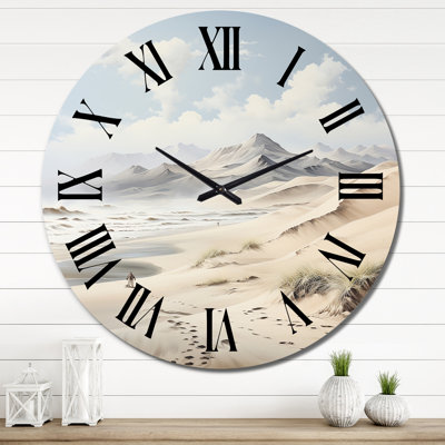 Horloge murale en métal