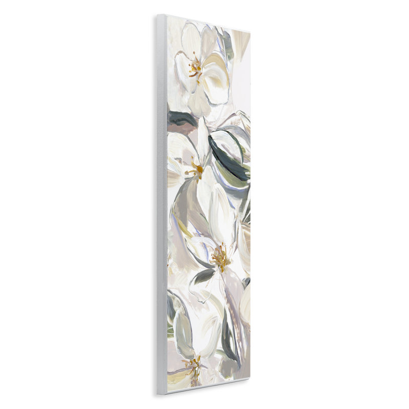 «Neutral Tone Spring Blooms», plaque murale par Hannah Dawson