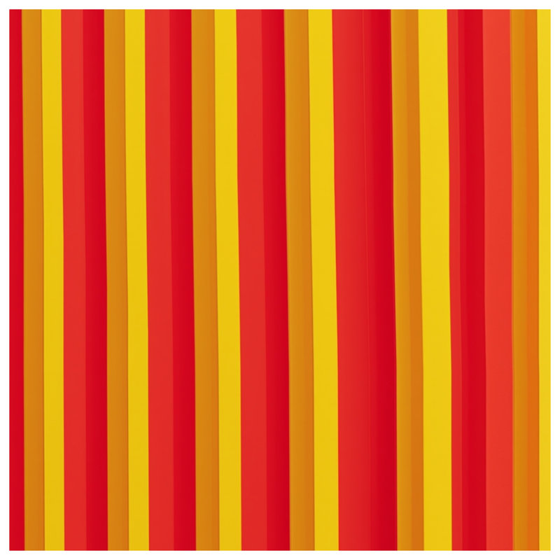 Couvertures à rayures verticales rouges et jaunes, 60in W x 80in H
