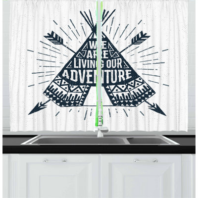 Pointed Kitchen Curtain