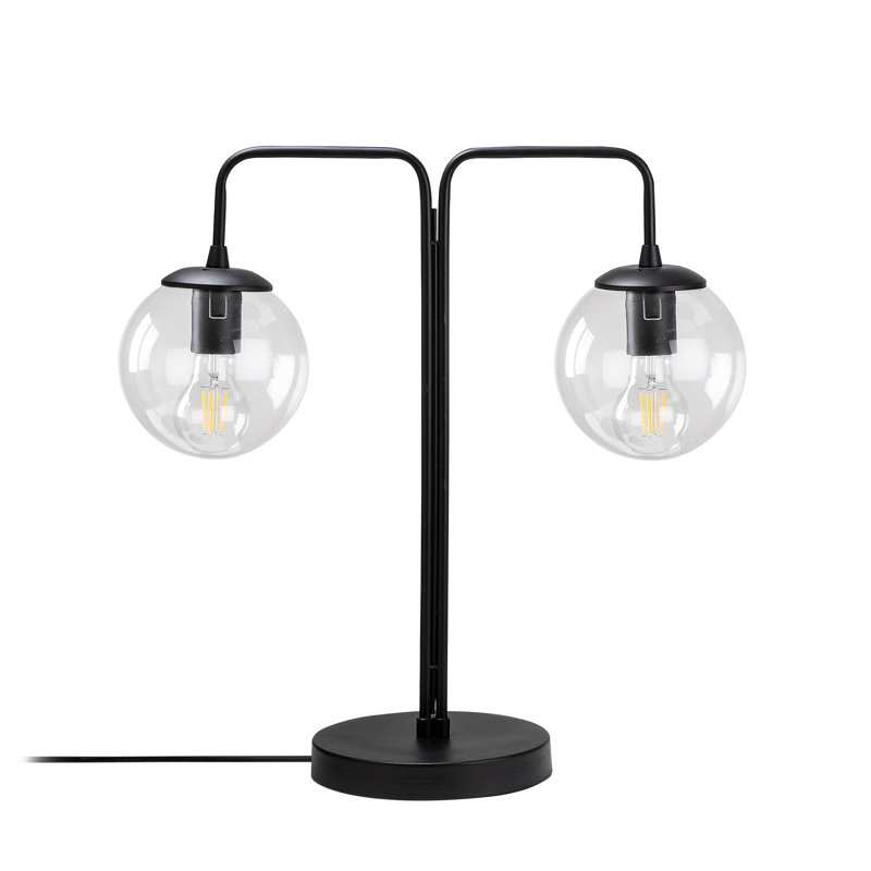 Lampe de table noire 23,23 po Yvaine