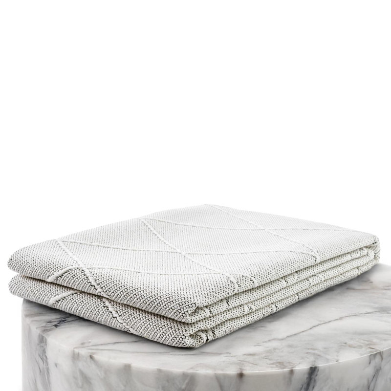 Modern Outdoor Geometric Area Rug, Non-Slip Washable Carpet, Rectangle 8' x 10'