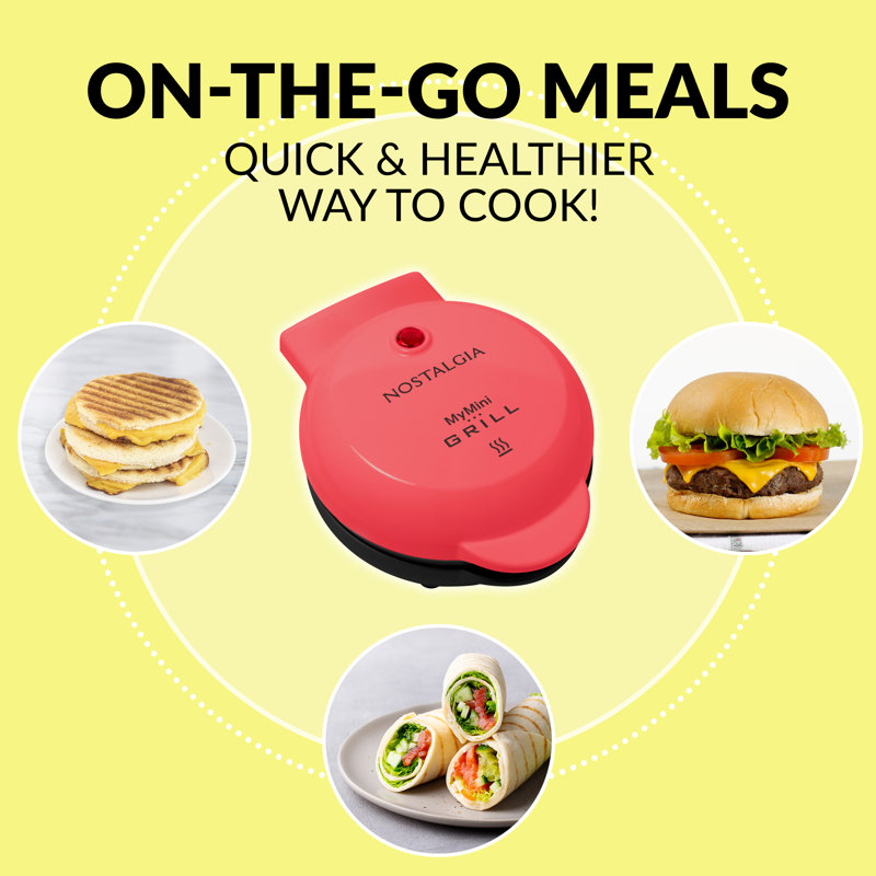 Nostalgia Electric Grill & Panini Press