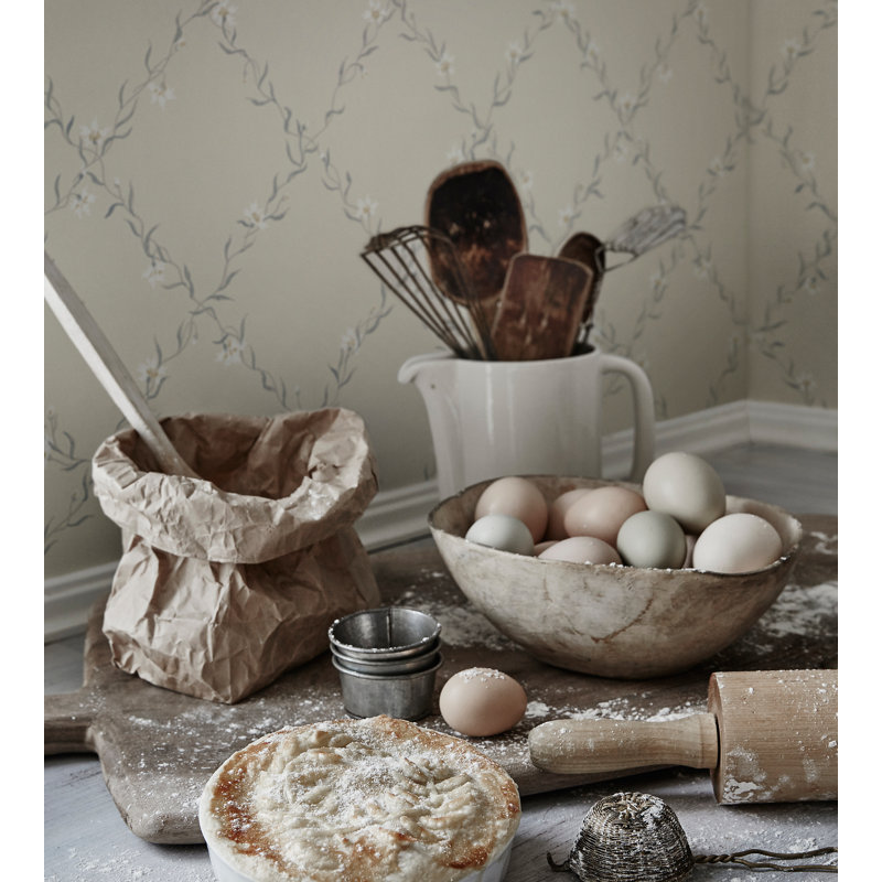 Arv Geometric Wallpaper Roll, Gray