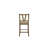 Counter Stools with Solid Wooden Frame & Slat Back