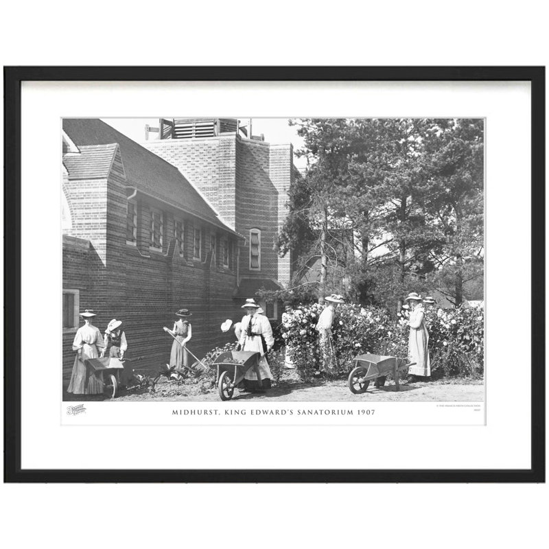 Midhurst, King Edward's Sanatorium 1907 by Francis Frith - Single Picture Frame Print, 40cm H x 50cm W x 2.3cm D