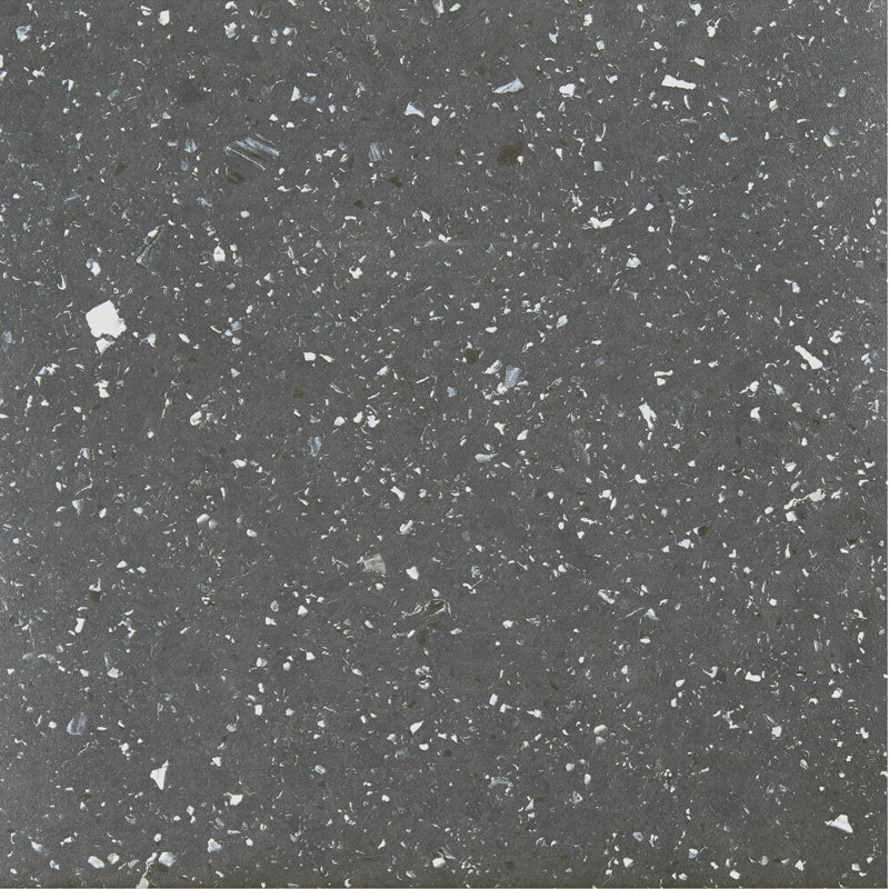 12" x 12" x 1.2mm Vinyl Tile, Black
