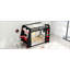 Twin Size Wooden Gaming Bunk Bed with Desk,Two Storage Shelves,USB and LED Light-658987944