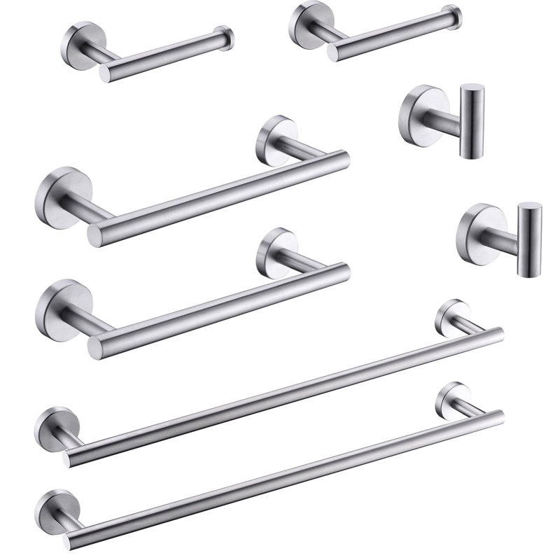 Bathroom Hardware Set, Brushed Nickel