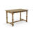 Rustic Brown 54" x 32" x 36" Bar Table with Built-In Storage and Seating for Four-345809333