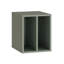 Modern minimalistic inset unit for cupboard, 2 compartments, organising unit, engineered wood, 30 cm W x 36.9 cm H x 34.8 cm D-124889474