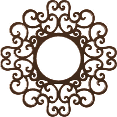 Médaillon de plafond 18 po x 18 po x P 7/8 po x P 1/2 po Reims
