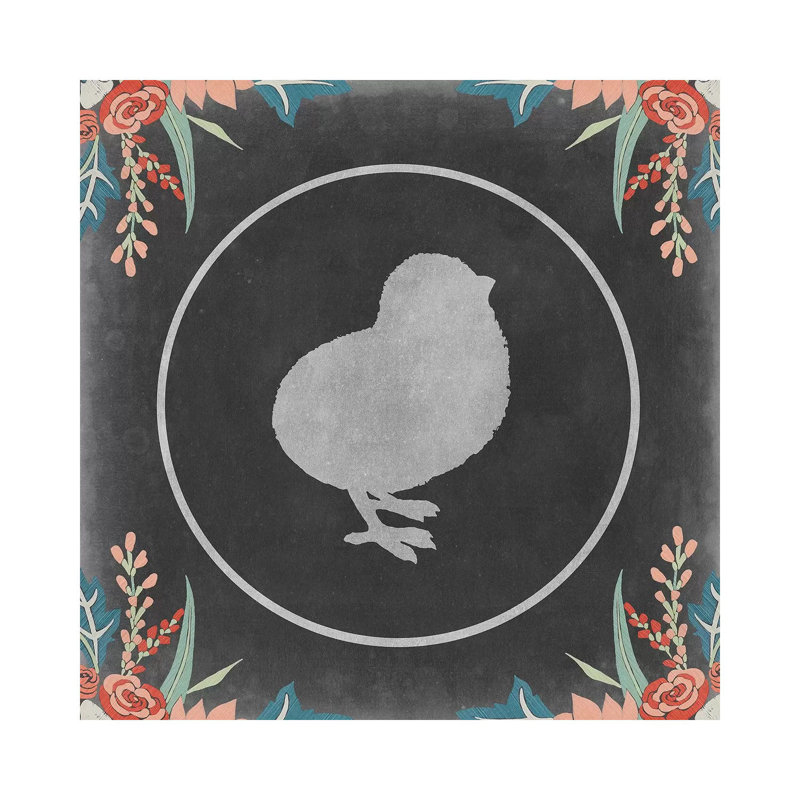 Tableau noir, collection Pâques, par Vision Studio - impression, H 26 po x l 26 po x P 1,5 po, Toile tendue, Aucun mat