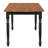Walnut And Black 5-Piece Rectangular Dining Set