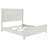 Inverness Distressed Eastern King Upholstered Panel Bed