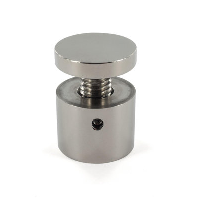 Sign Standoff 1" Diameter X 3/4" Barrel Length Brushed Stainless Finish Eco Lock Series Tamper Proof Standoff Pack Of 2 By Outwater_2MinB