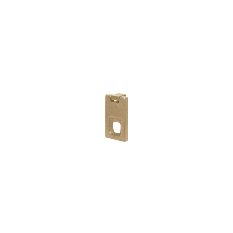 Tab Pendant Pull, Silicon Bronze Brushed