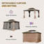 Pavillon de jardin en aluminium