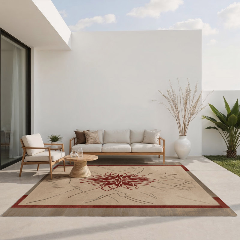Vertex Harmony Indoor And Outdoor Area Rug, Rectangle 8' x 10'