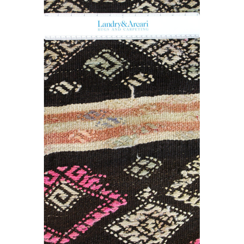 Tapis unique brun / cacao / rose / ivoire 6 pi 5 po x 10 pi 9 po Jijim