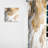 Gold And Grey A Marble Effect V - Abstract Marble Curtain - Velvet Room Darkening - 1 panel-107582262