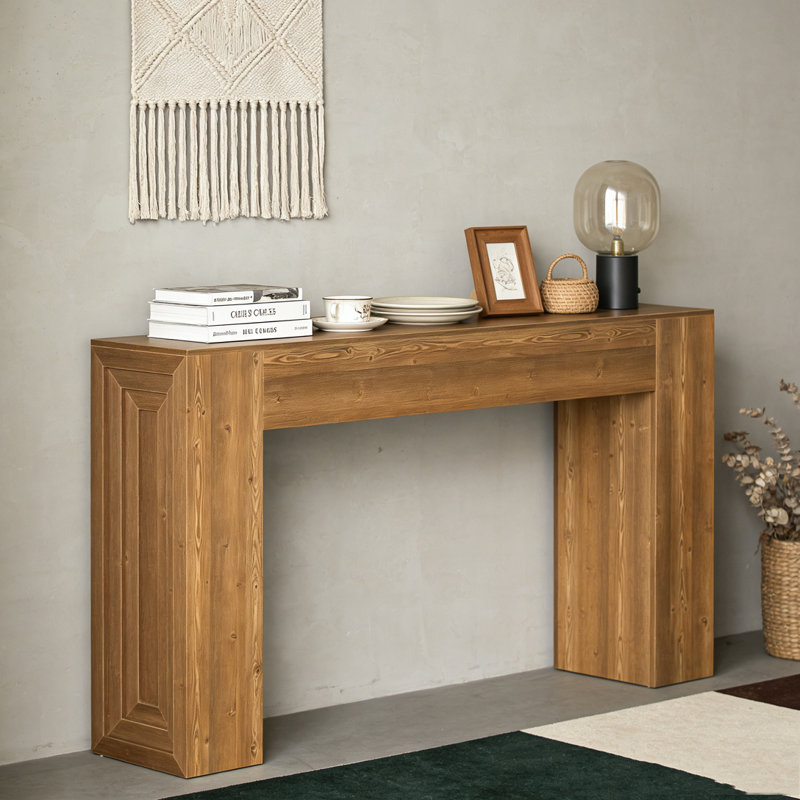 Rustic Sofa Hallway Table with Stable Legs