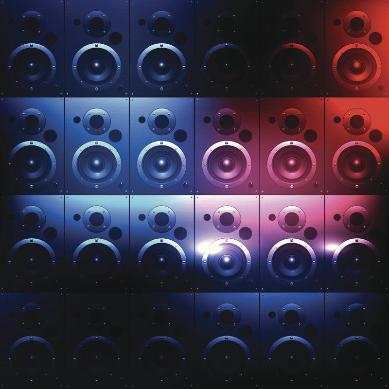 Teralee Speakers Context par Artcalin, H 12 po x l 12 po