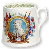 King George VI Porcelain Coffee Mug