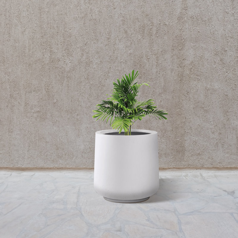 Sykes Pot Planter, Pure White